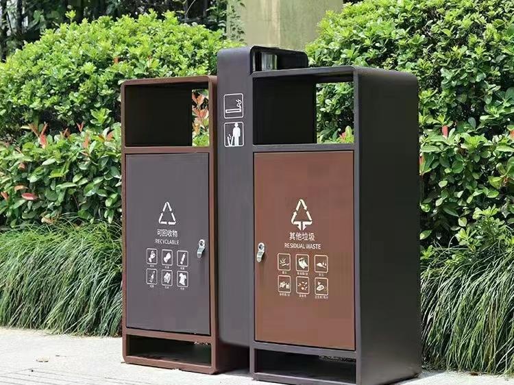 钢制垃圾桶
